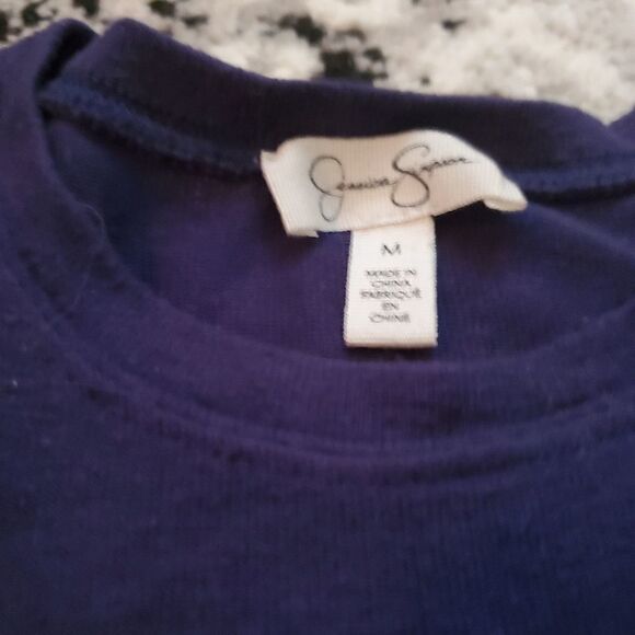 JESSICA SIMPSON Cold Shoulder Sequin Top - Picture 3 of 4